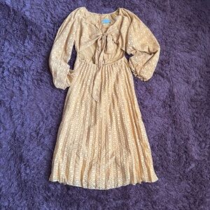 ASOS Gold Maxi Dress